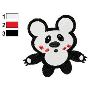 Teddy Bear Embroidery Design 03
